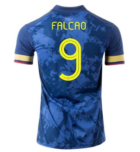 Radamel Falcao #9 2020 Colombia Away Kit Soccer Jersey